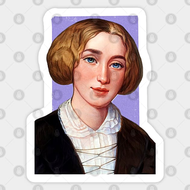 English Novelist George Eliot illustration Sticker by Litstoy 